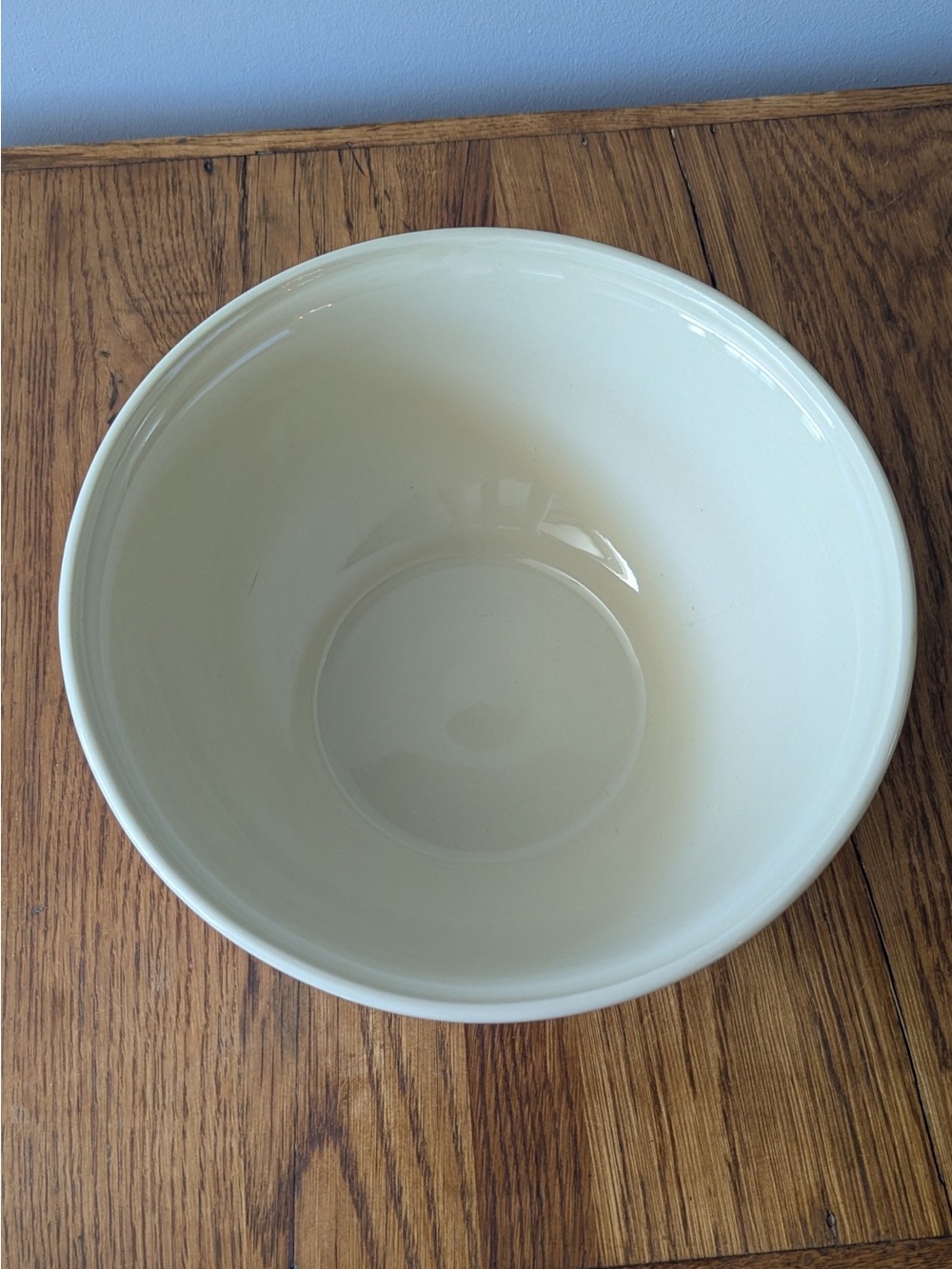 #10 Nesting Mixing Bowl - Vintage McCoy Pottery Oven Ware - Blue Pink Stripes - Picture 5 of 16